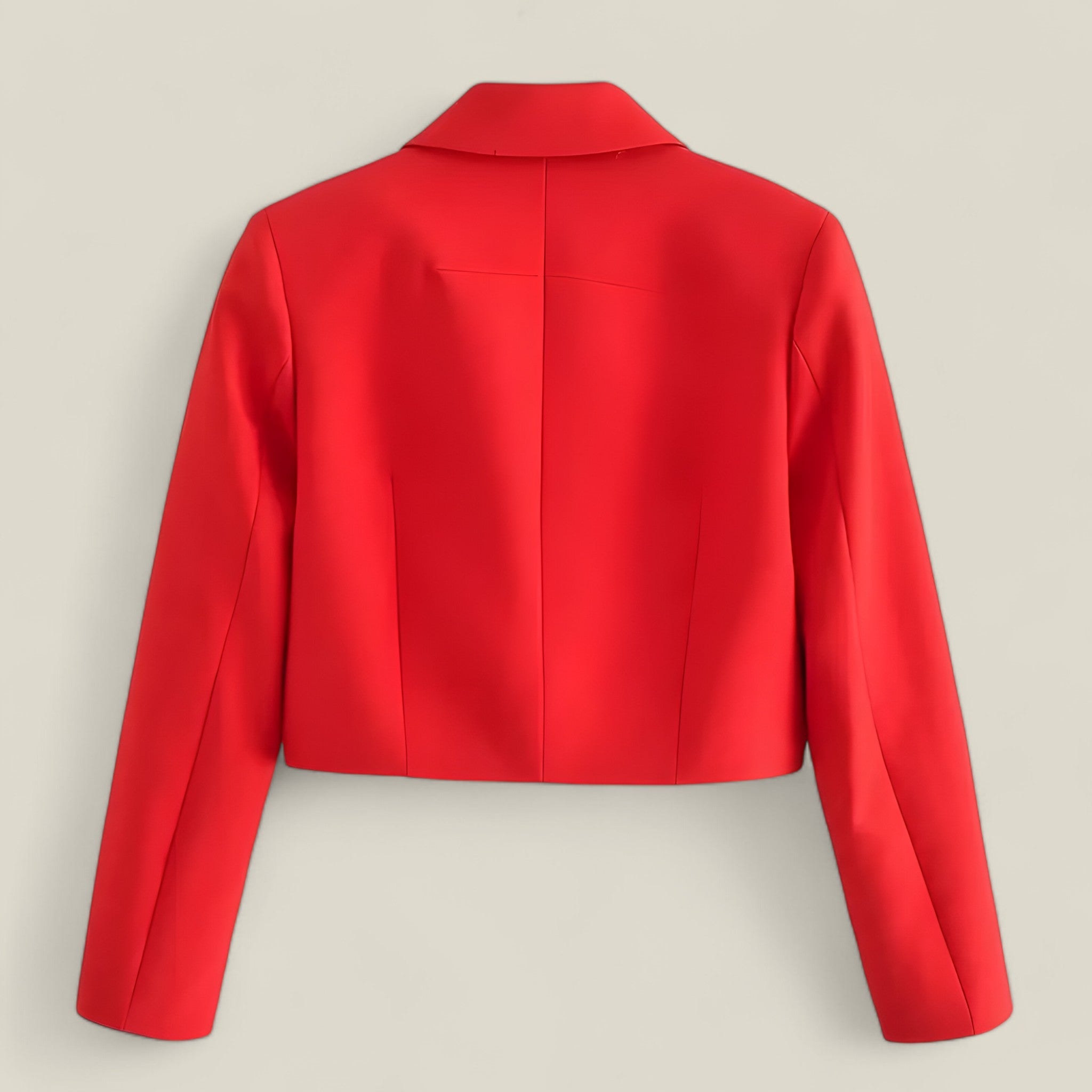 Scarlet | Blazer court rouge – Elégant et formel