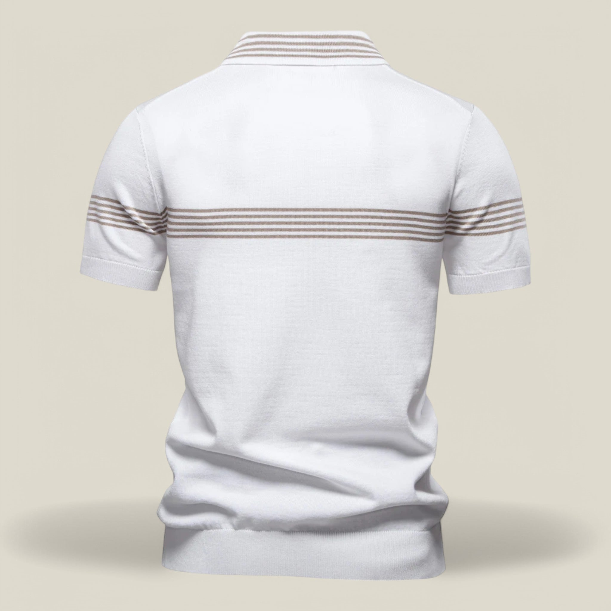 Léo | Polo Ajusté Rayé & Uni