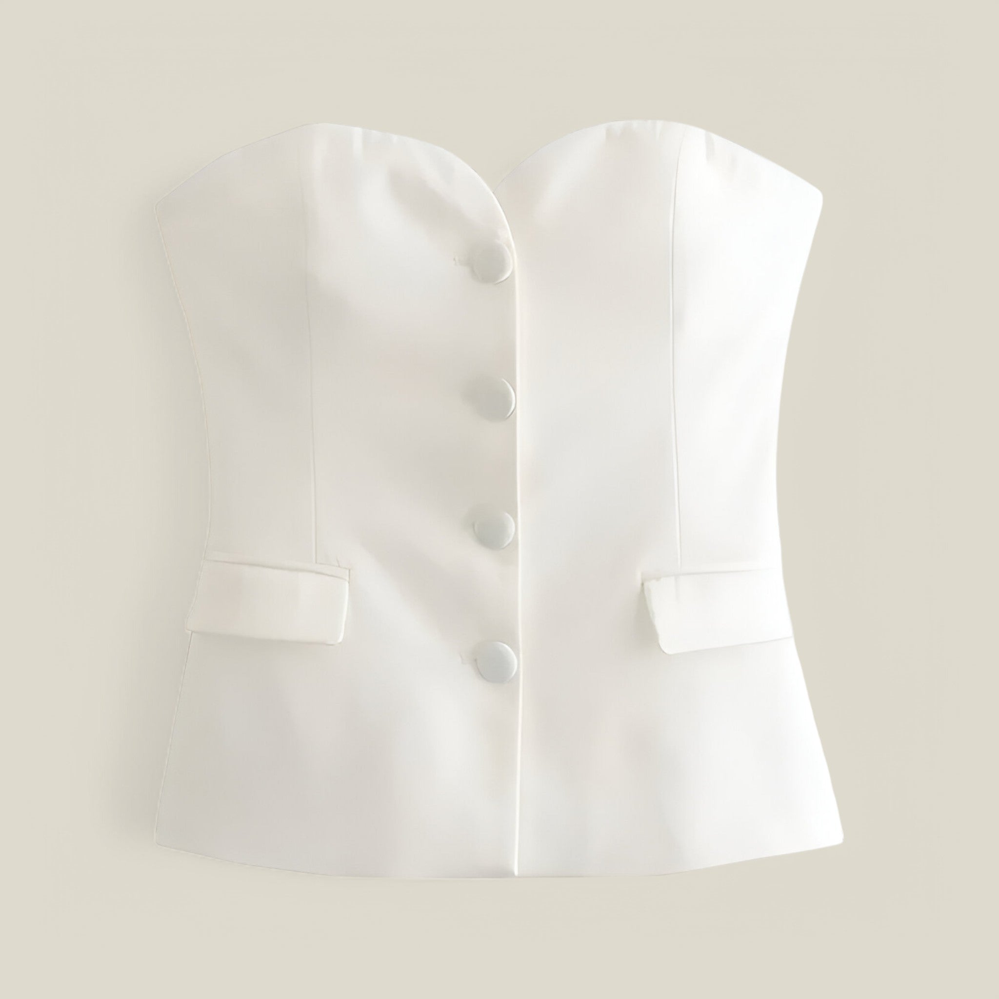 Luna | Top corseté sans bretelles - Chic et sexy