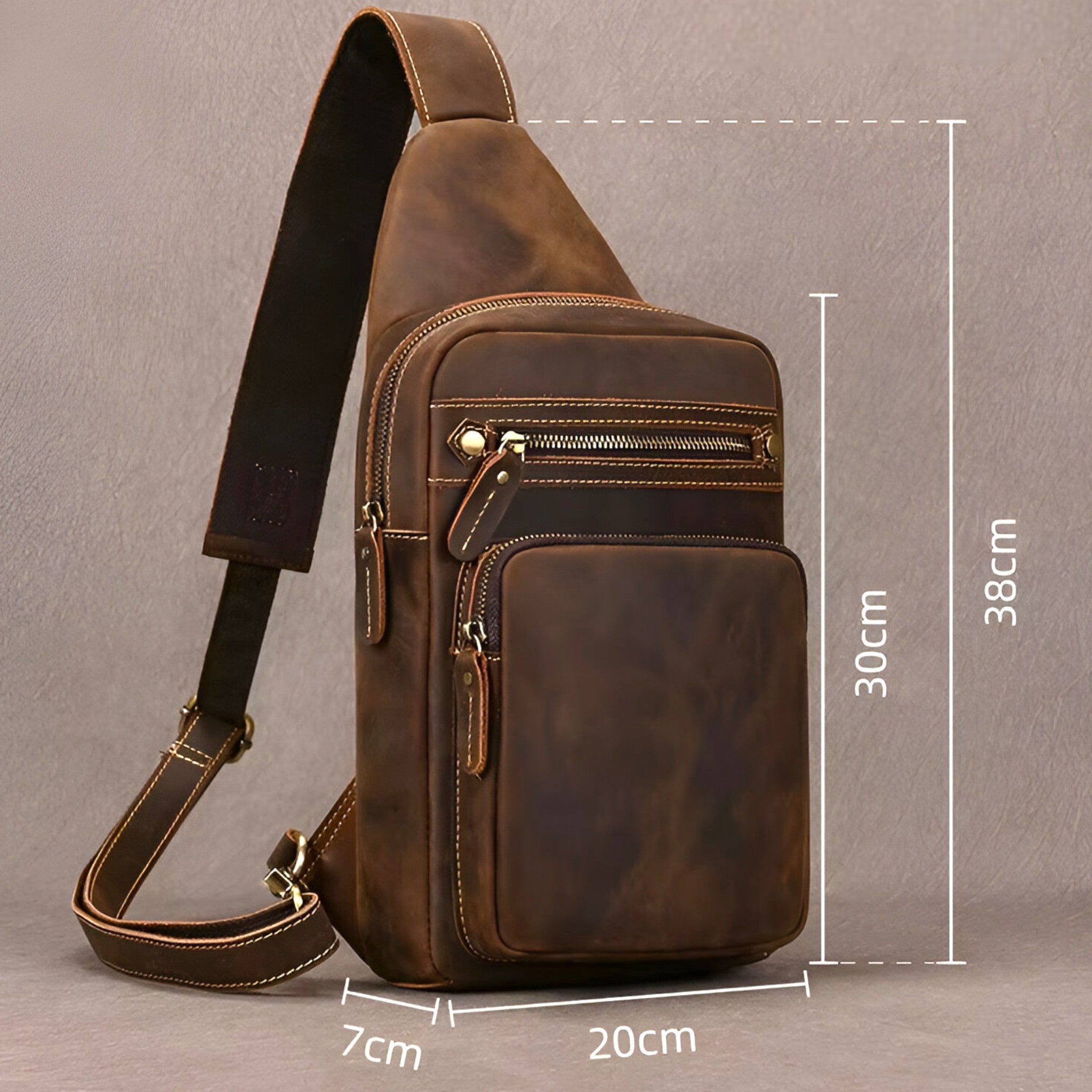 Enzo | Sac de poitrine - Durable et spacieux