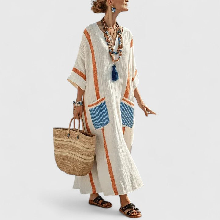 Women's Effortlessly Elegant Bohemian Dress for a Free-Spirited Look