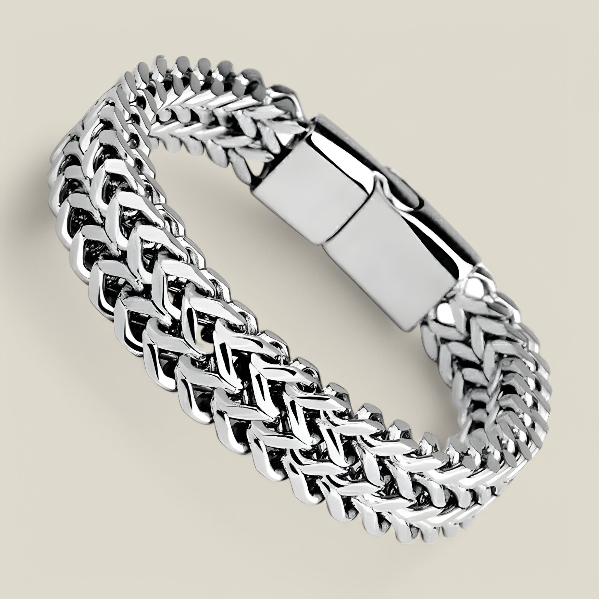 Yanis | Bracelet en acier inoxydable- Élégant et masculin
