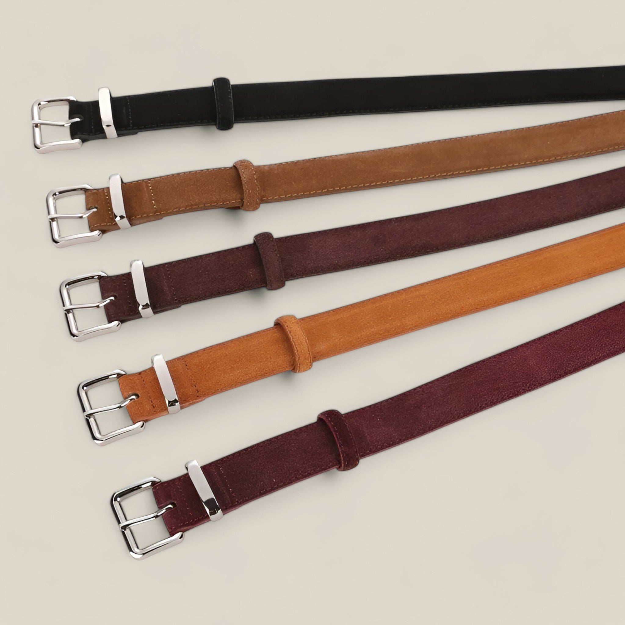 Irene | Ceinture en daim - Élégante et polyvalente.