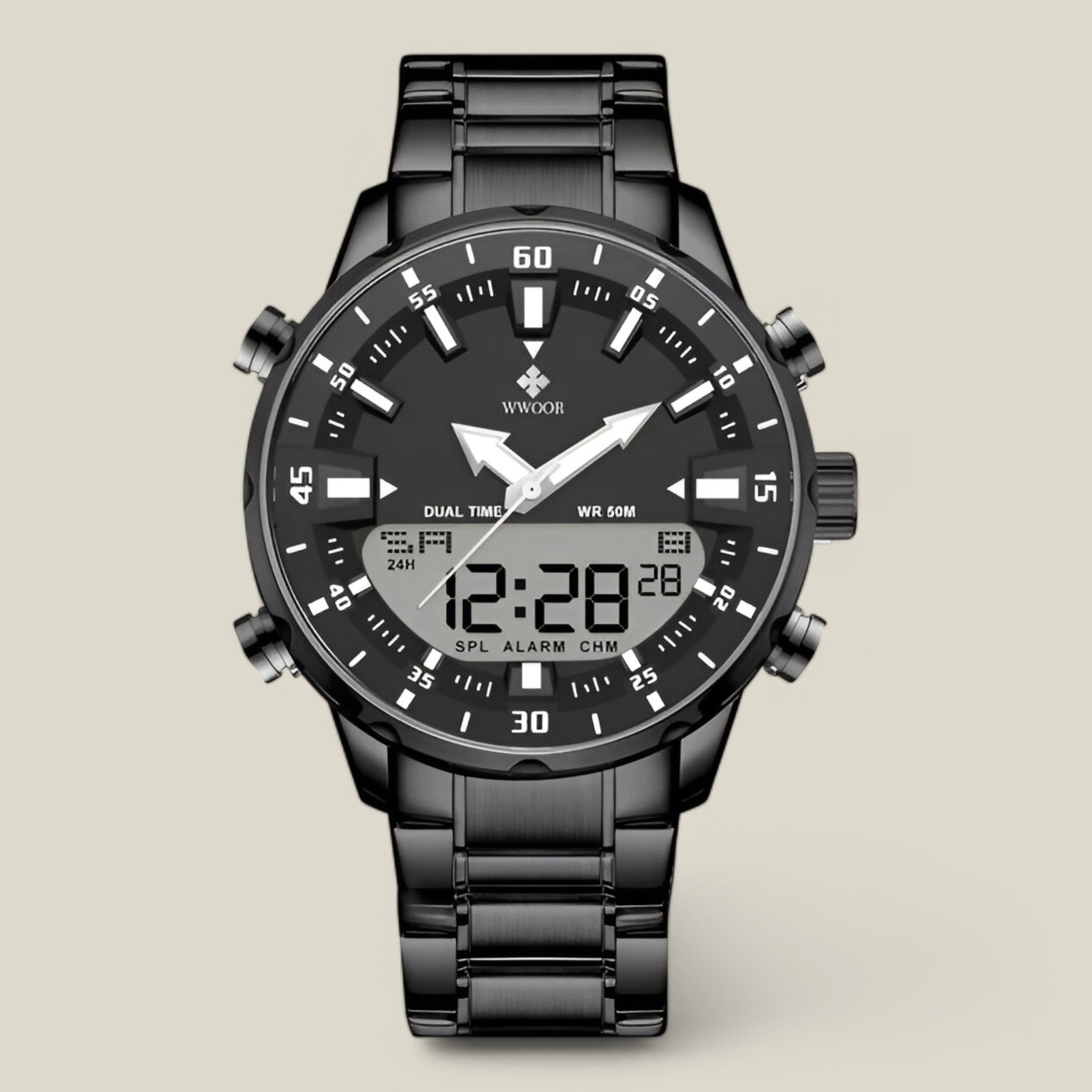 Thomas | Montre-bracelet en acier à quartz