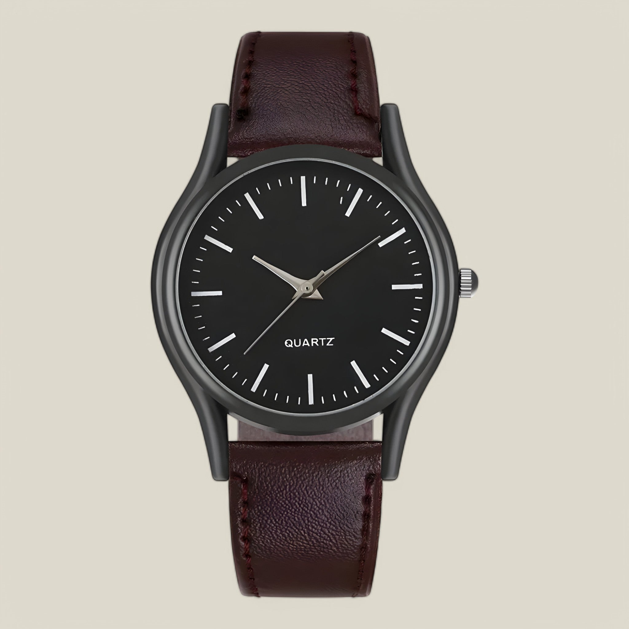 William | Montre à Quartz en Cuir pour Homme