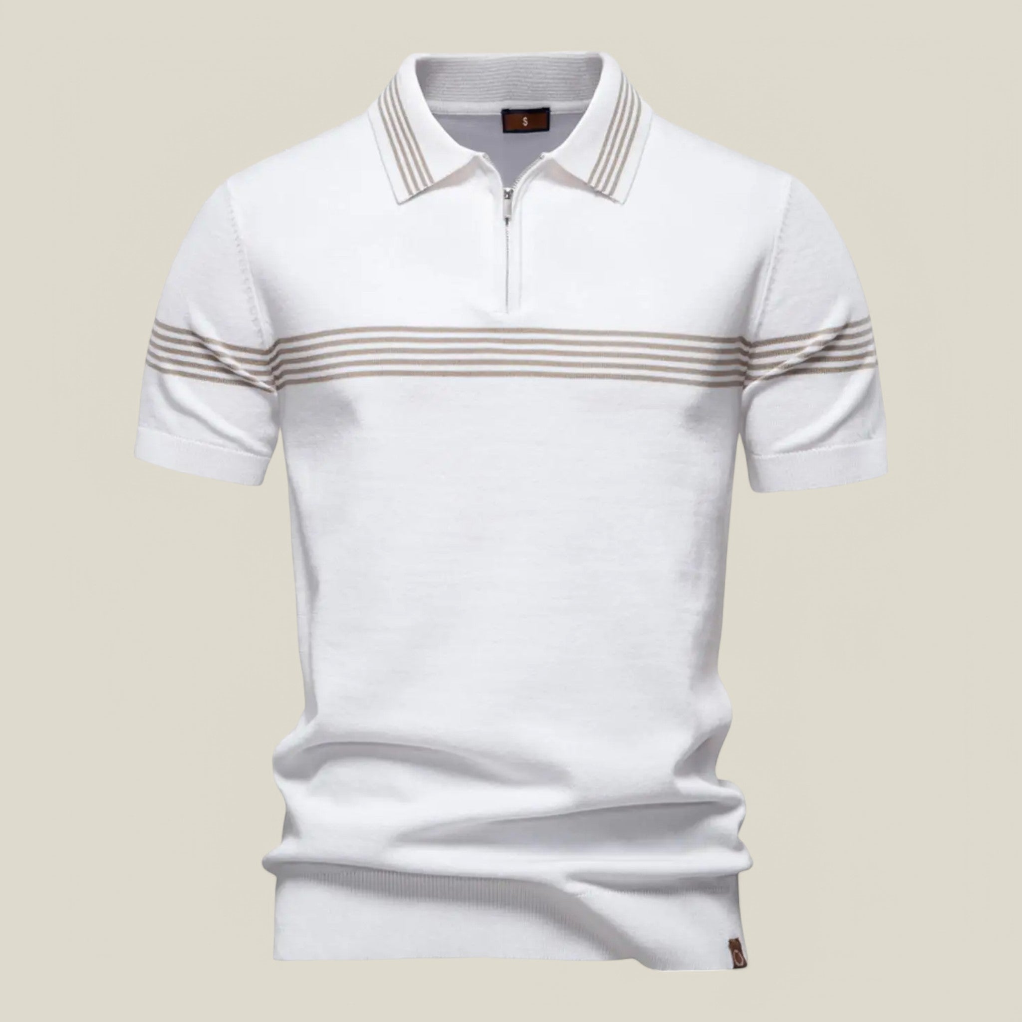 Léo | Polo Ajusté Rayé & Uni