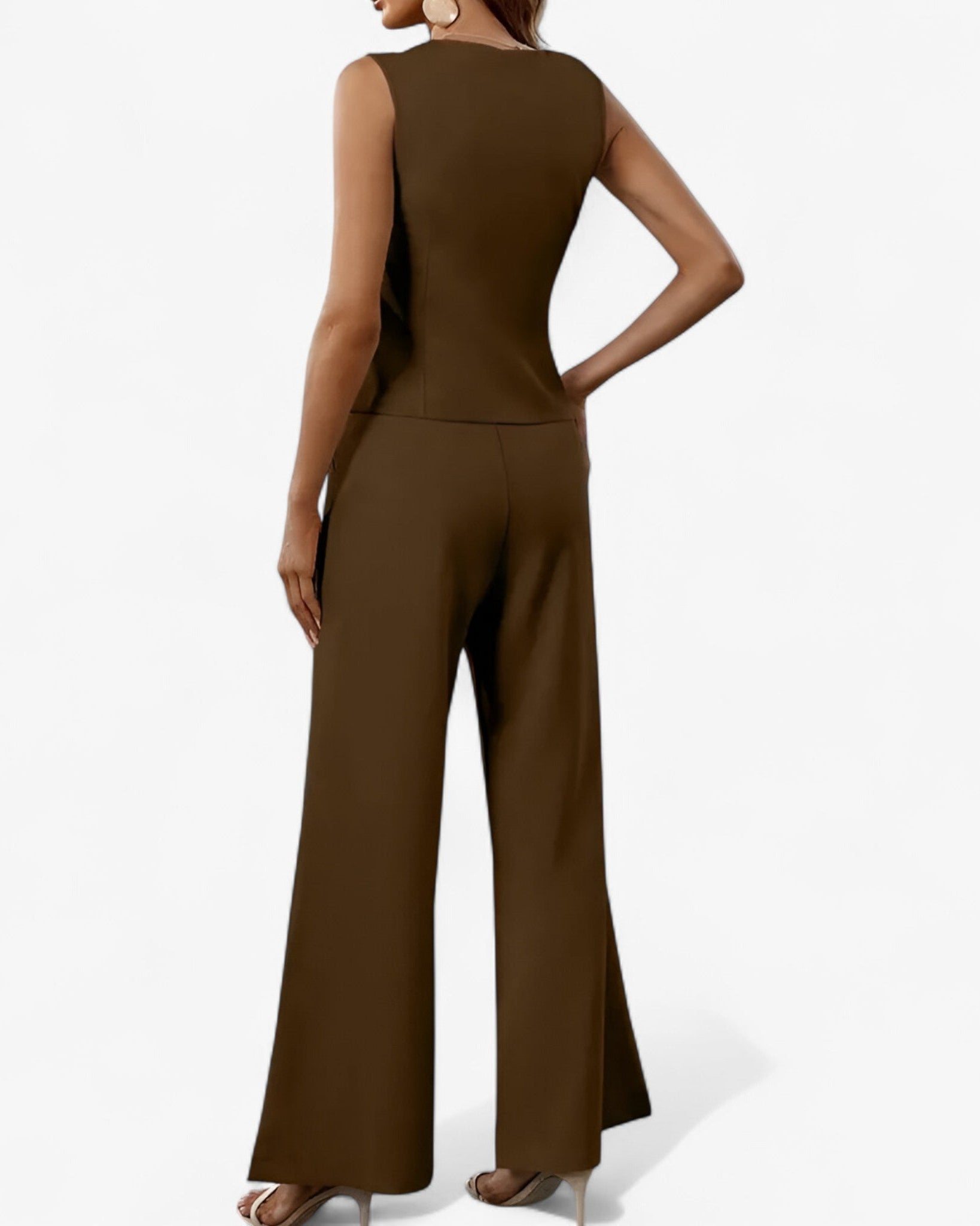 Anika – Ærmeløs jakkesæt til ubesværet elegance - - women's fashion - {{ product_tags }