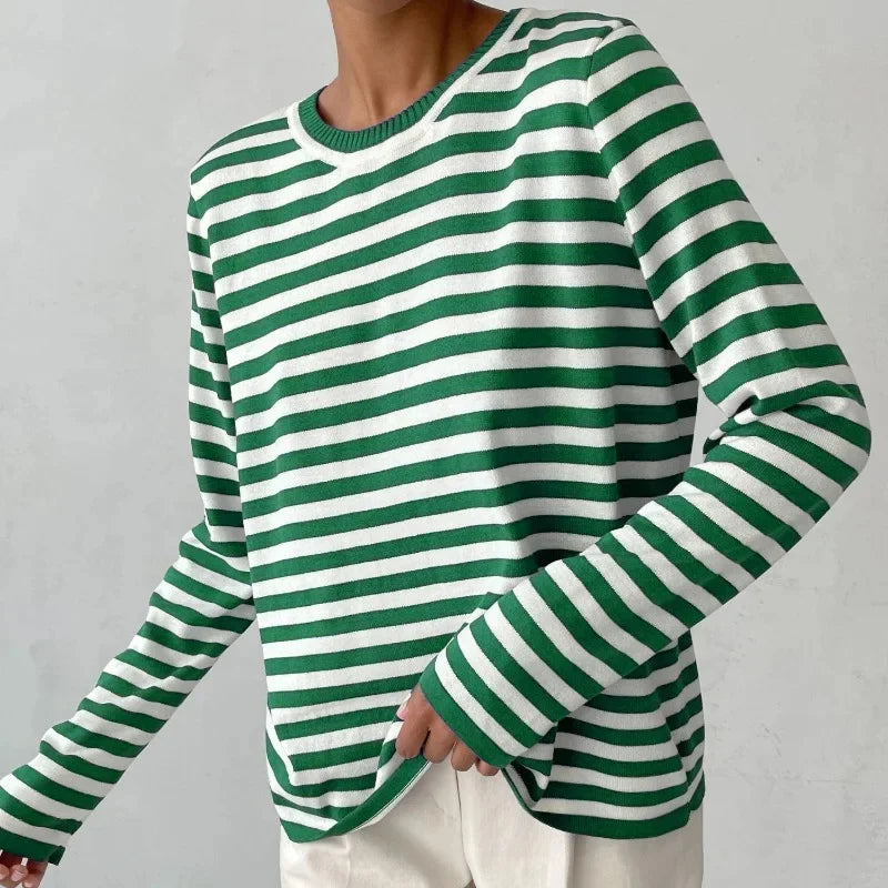 Marina Striped Cotton Button-Down Shirt