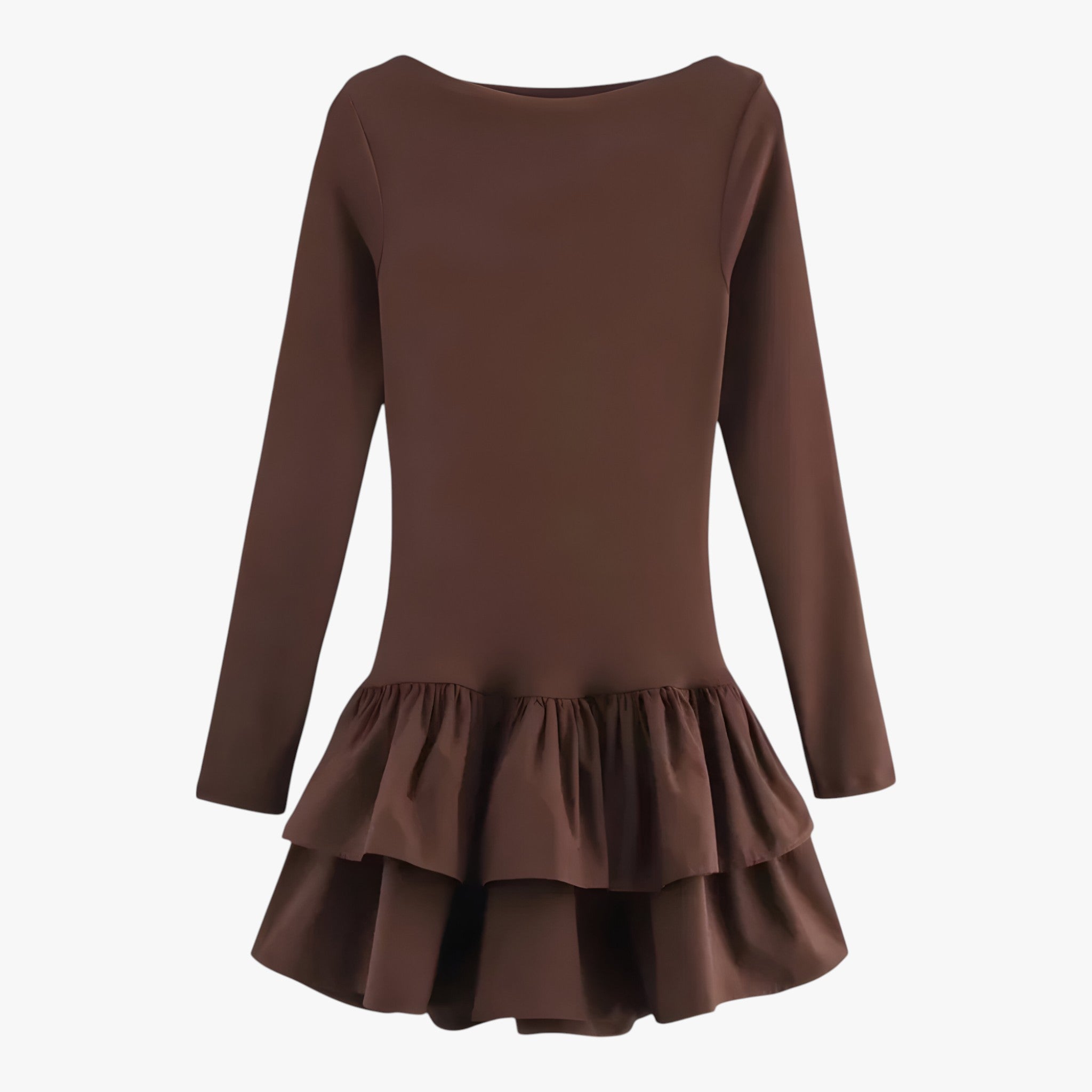 Women's Mini dress with long sleeves – stylish and timeless, the