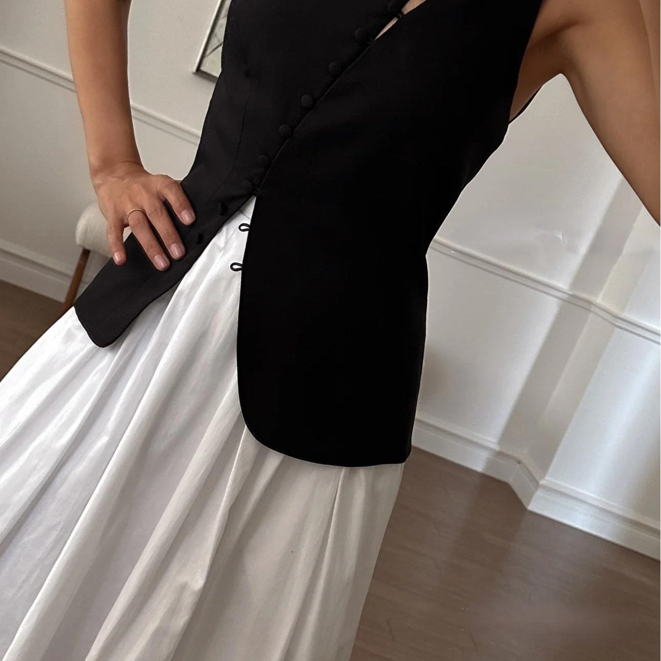Women's Modern, Asymmetric One-Shoulder Top