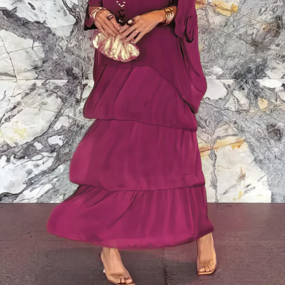 Caroline: Timeless, Elegant Flowing Maxi Dress