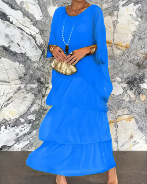 Caroline: Timeless, Elegant Flowing Maxi Dress