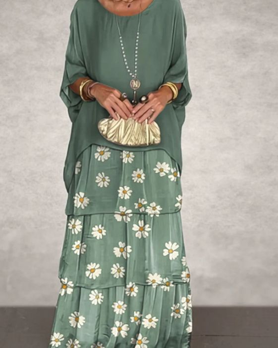 Caroline: Timeless, Elegant Flowing Maxi Dress
