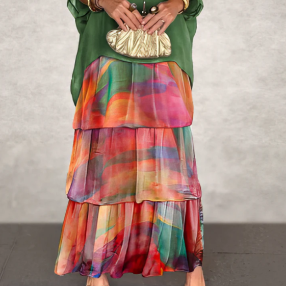 Caroline: Timeless, Elegant Flowing Maxi Dress