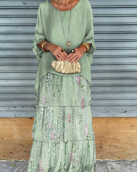 Caroline: Timeless, Elegant Flowing Maxi Dress