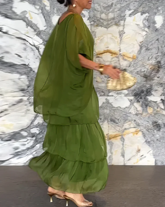 Caroline: Timeless, Elegant Flowing Maxi Dress