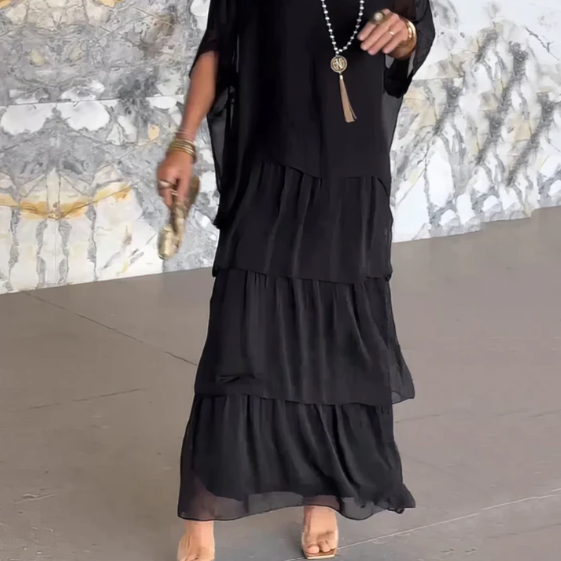 Caroline: Timeless, Elegant Flowing Maxi Dress