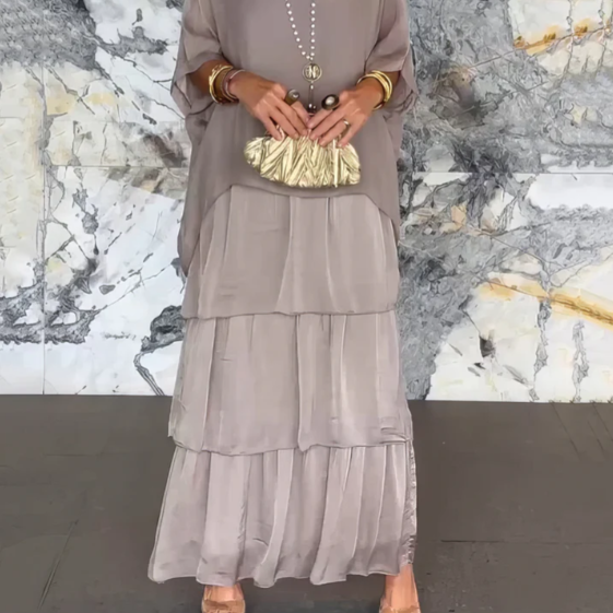 Caroline: Timeless, Elegant Flowing Maxi Dress