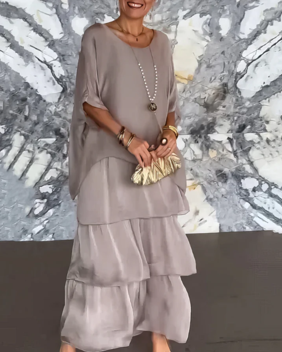 Caroline: Timeless, Elegant Flowing Maxi Dress