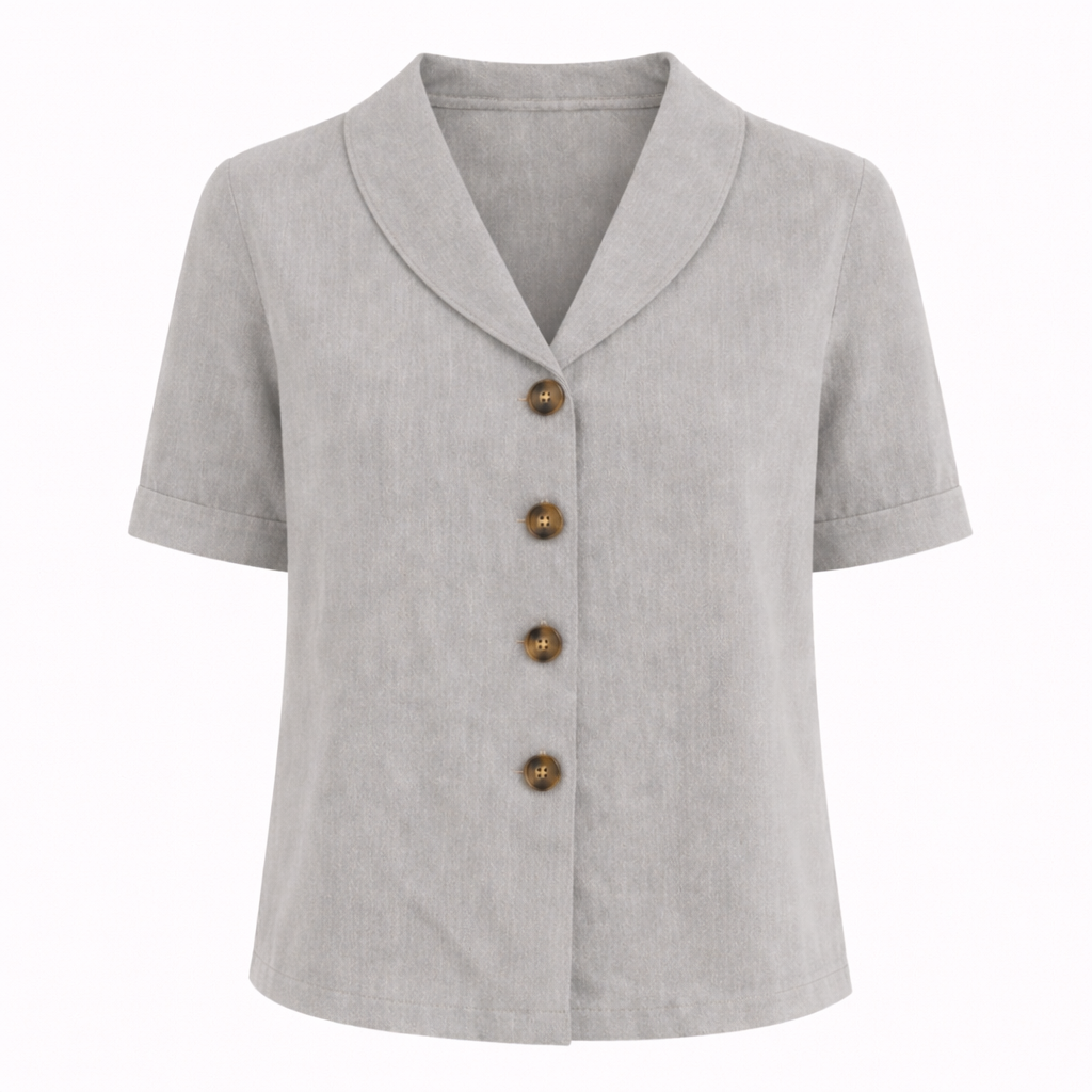 Timeless Button-Front Blouse
