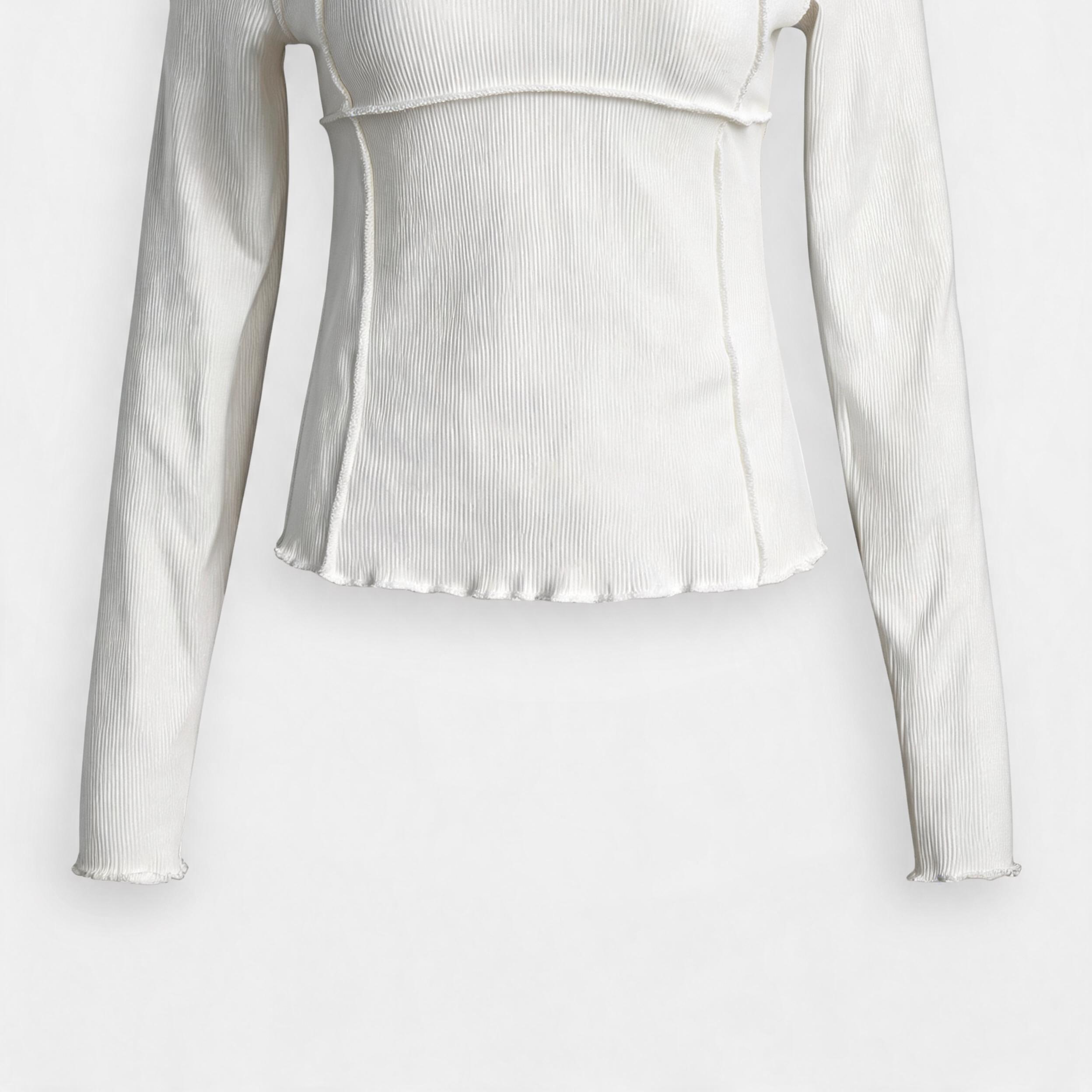 Roza - Effortless Relaxed-Fit Long-Sleeve Blouse