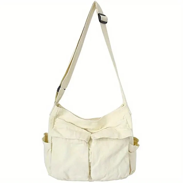Josephina Vintage Canvas Crossbody Bag for Women – Elegant, Timeless Style