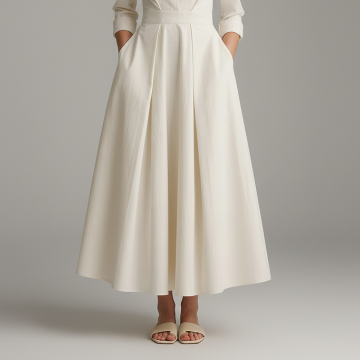 Women's Delilah Women’s Button-Front Collared Midi Dress – Timeless