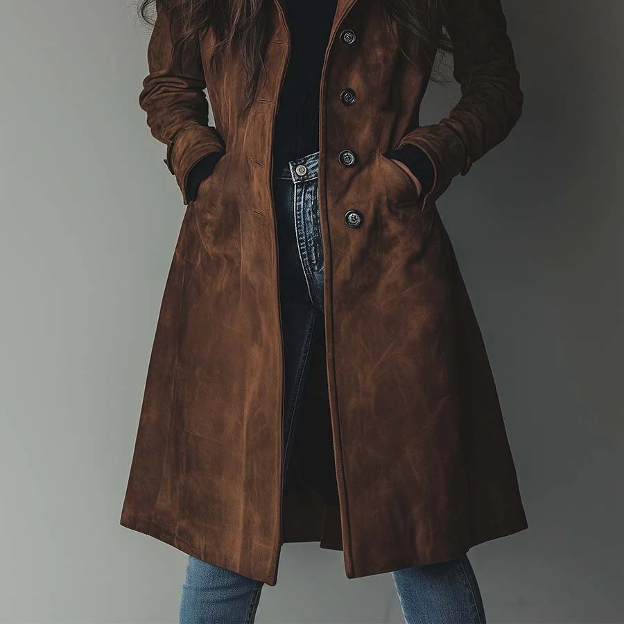 Teresa – Iconic Timeless Trench Coat with a Figure-Flattering Silhouette