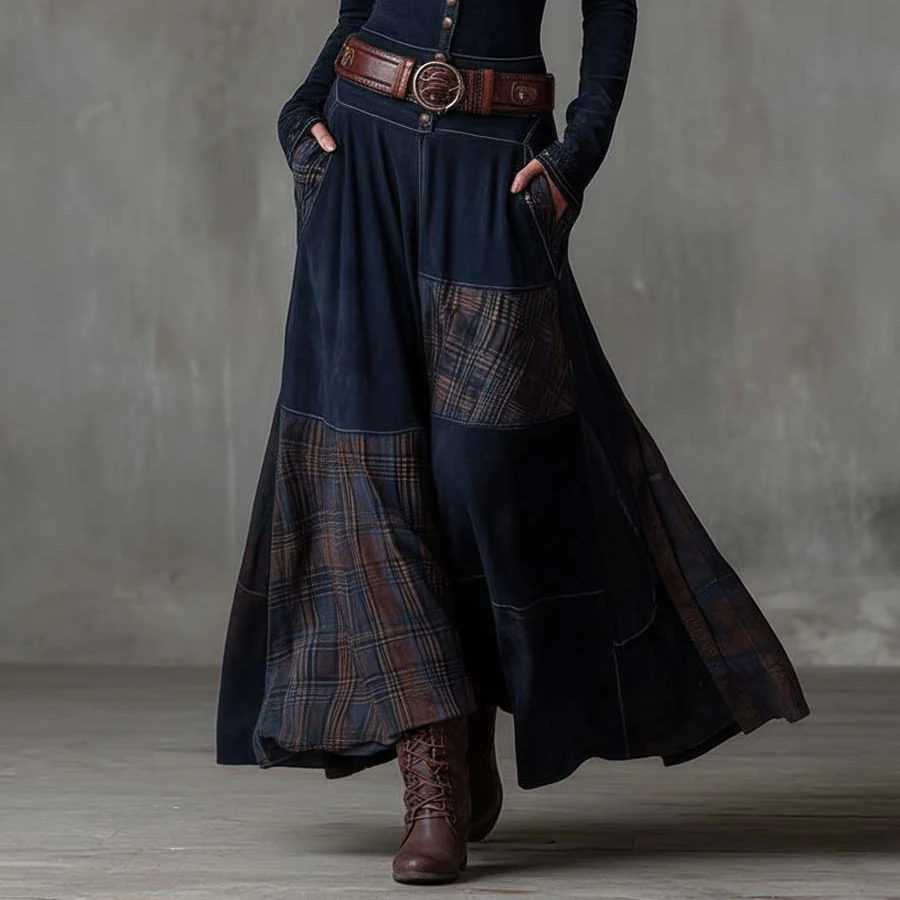 Azucena | Luxe Maxi Suede Dress with Belt