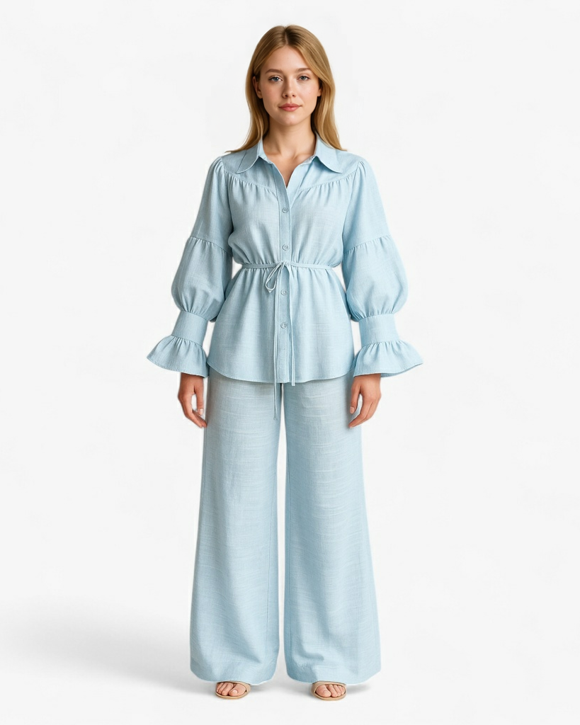 Allura | Kvinders Elegant Polyester Sæt - - Kvinders tøj - {{ product_tags }