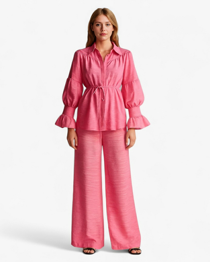 Allura | Kvinders Elegant Polyester Sæt - - Kvinders tøj - {{ product_tags }