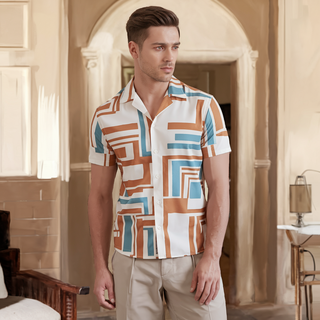 David | Chemise à Carreaux en Coton