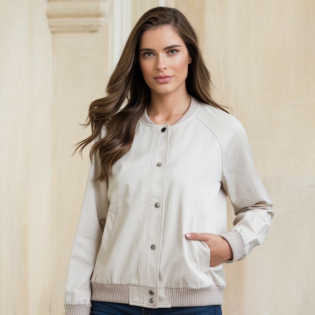 Mira | Veste courte bomber – Élégante veste