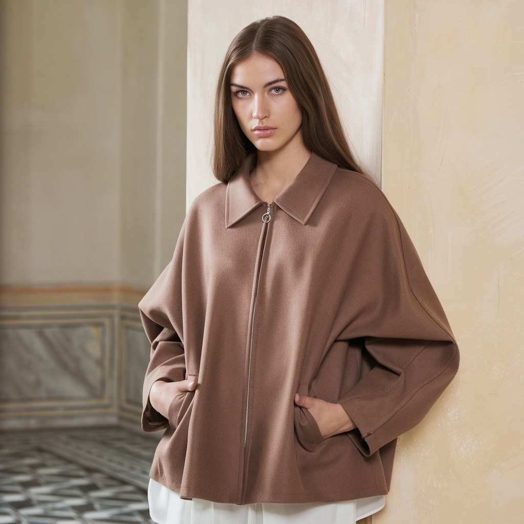 Yamileth | Blouson bombardier court en laine