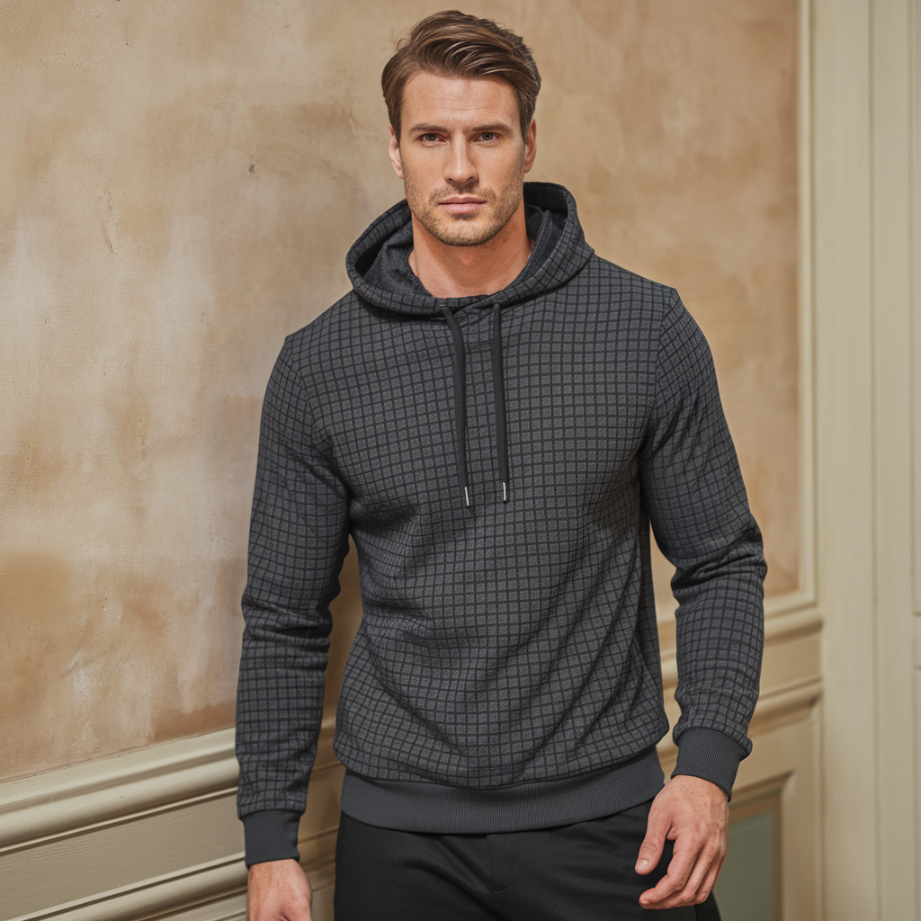 Jerick | Pull à capuche en tricot - Élégant et confortable