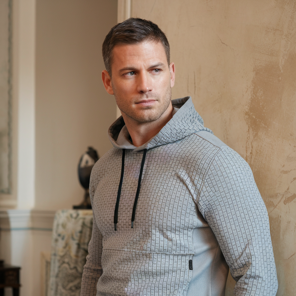 Jerick | Pull à capuche en tricot - Élégant et confortable
