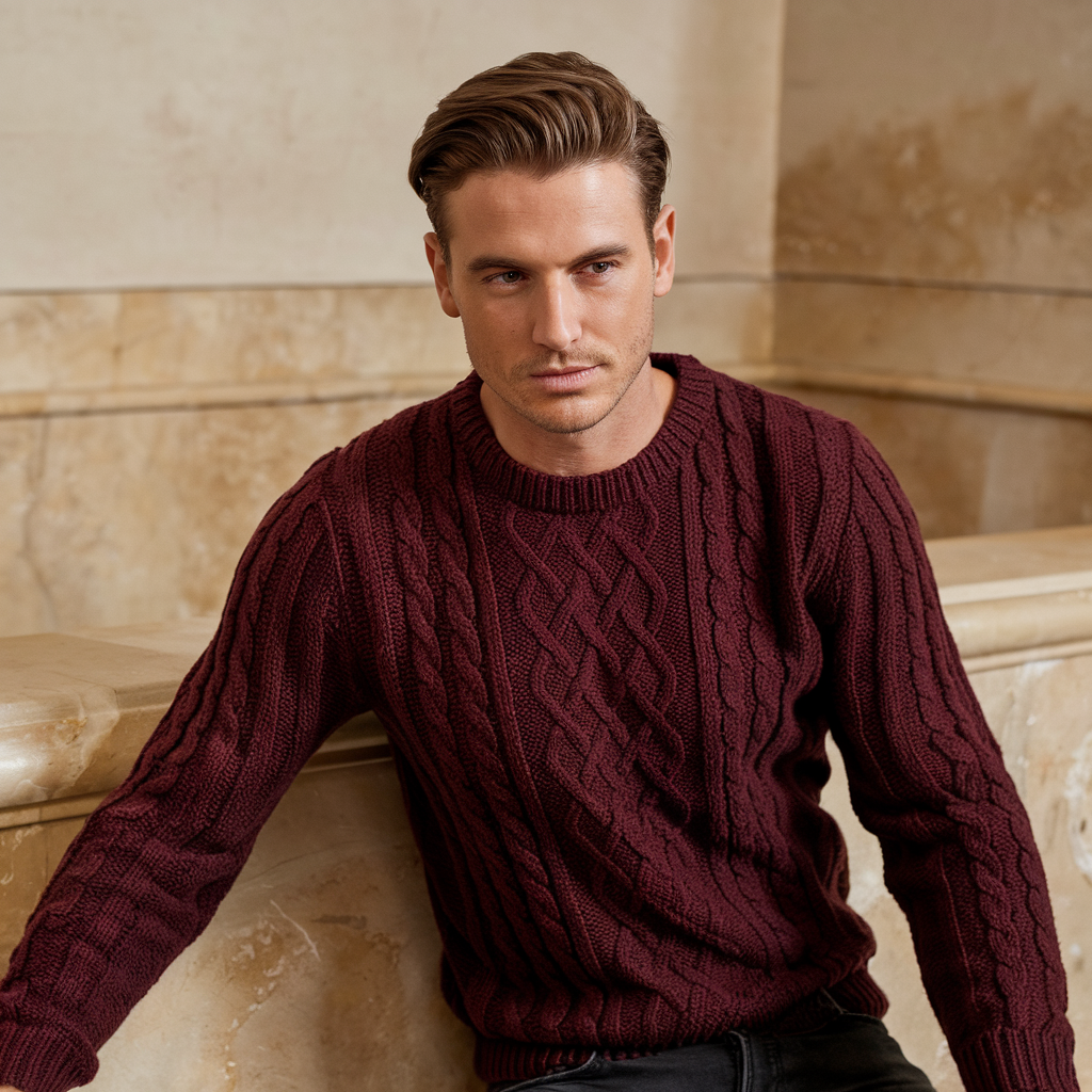 Soren | Pull Tricoté – Style Élégant et Coupe Confortable