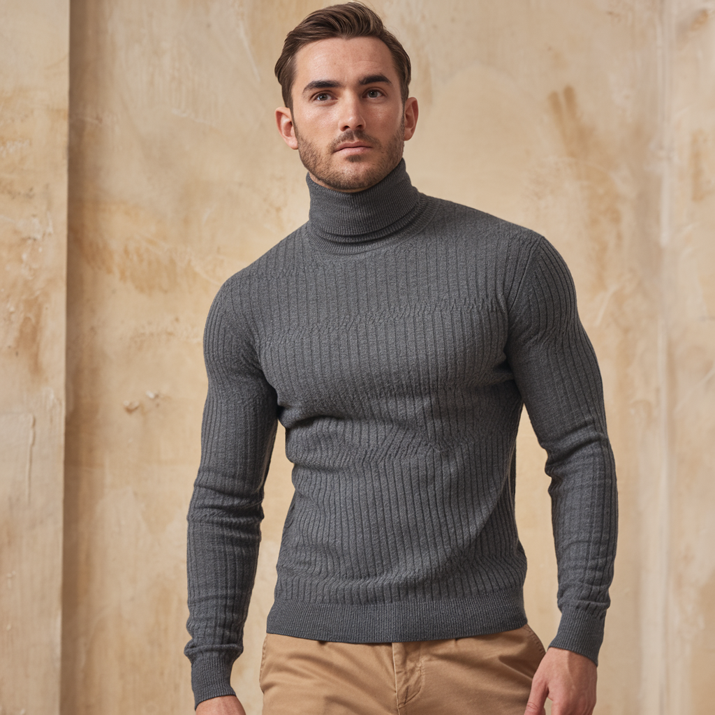Hex | Pull à col roulé – Chaleur décontractée en hiver