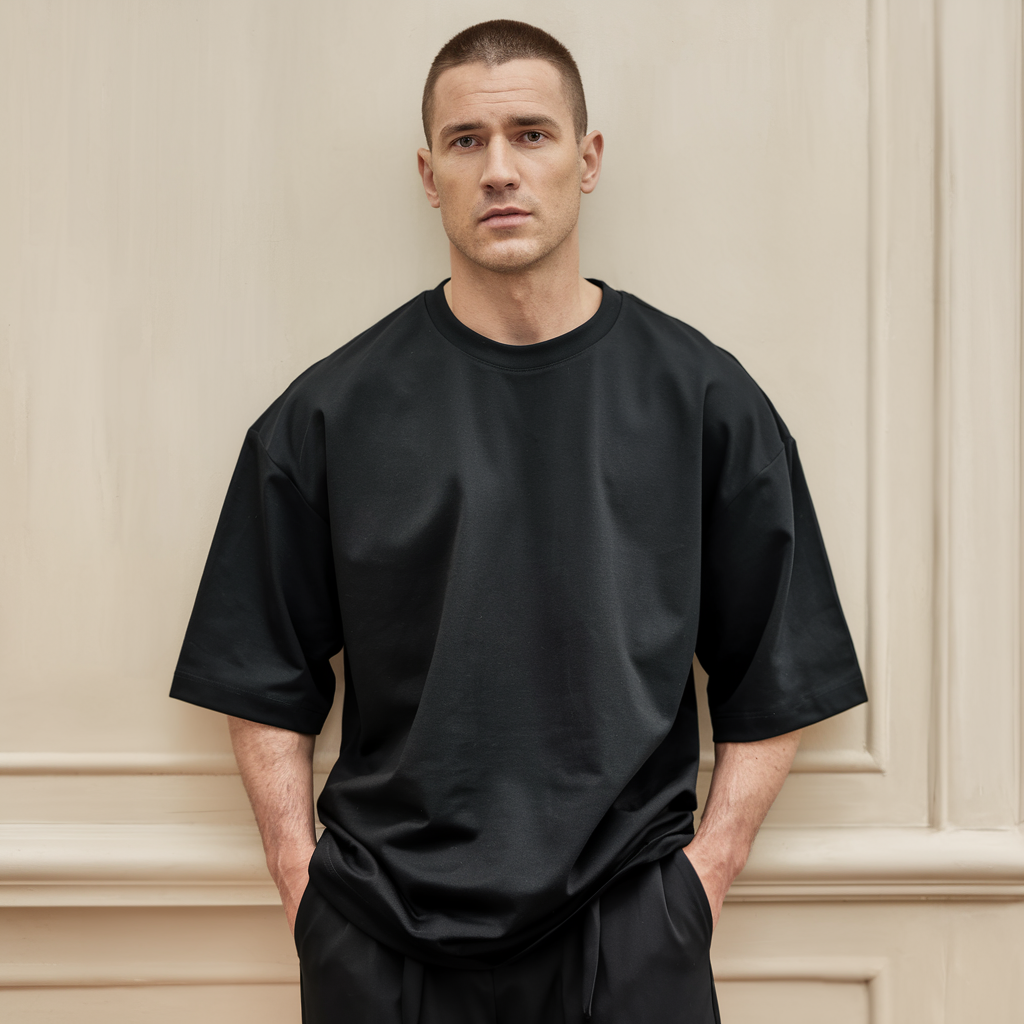 Cyrilo | T-shirt surdimensionné premium – 100 % coton, unisexe
