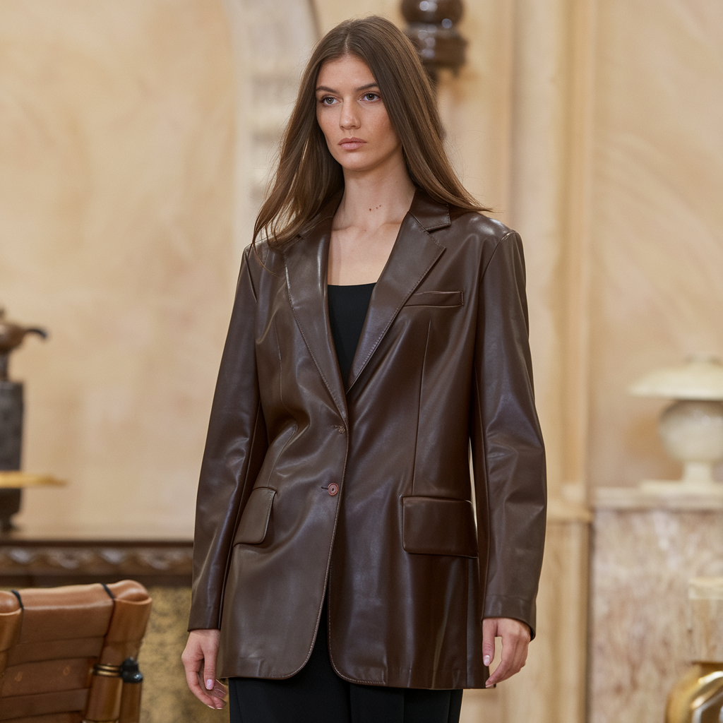Olla | Veste en cuir pour femme