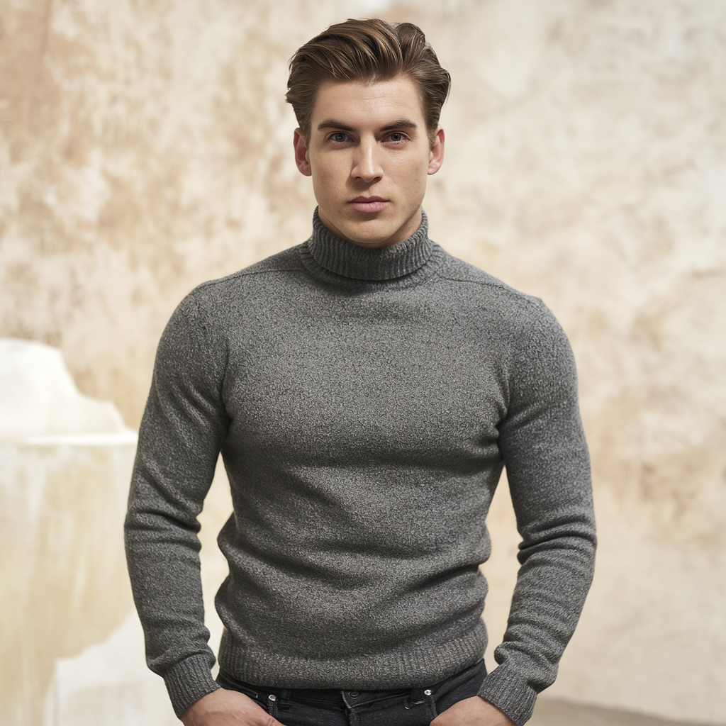 Adam | Pull Fleece à Col Roulé