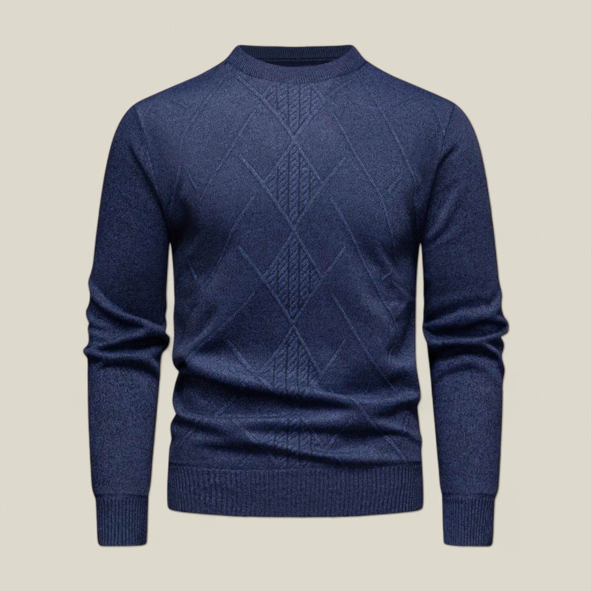 Fabian | Pull en jacquard – Confort automne/hiver
