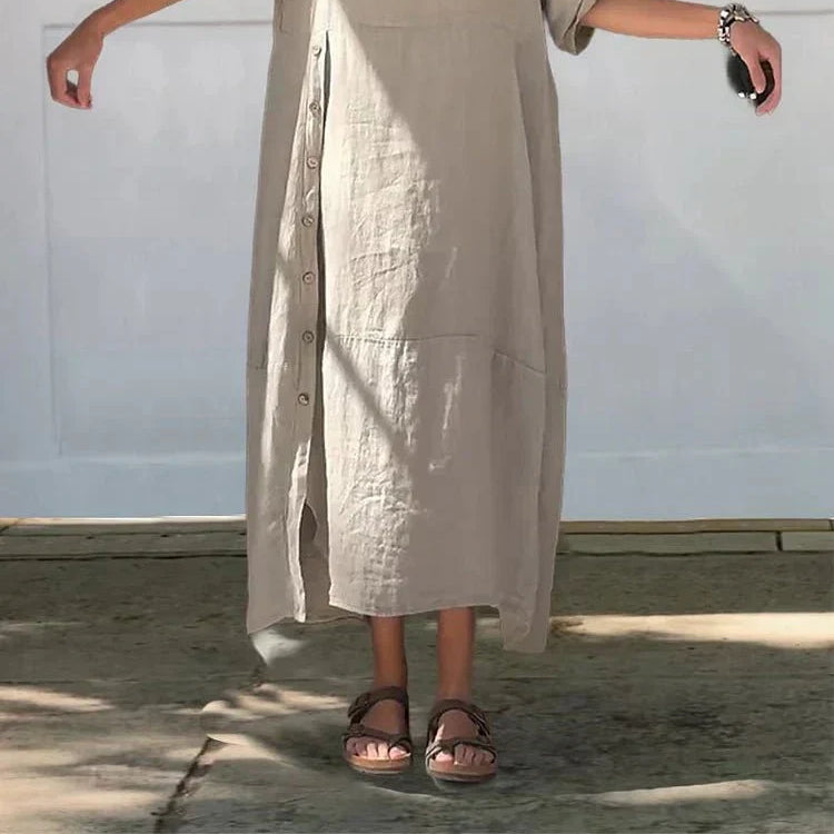 Women's Islay Luxe Blend Dress - Effortless Elegance in a Modern