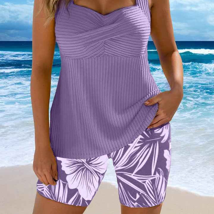 Keira Feder-Print Tankini-Set