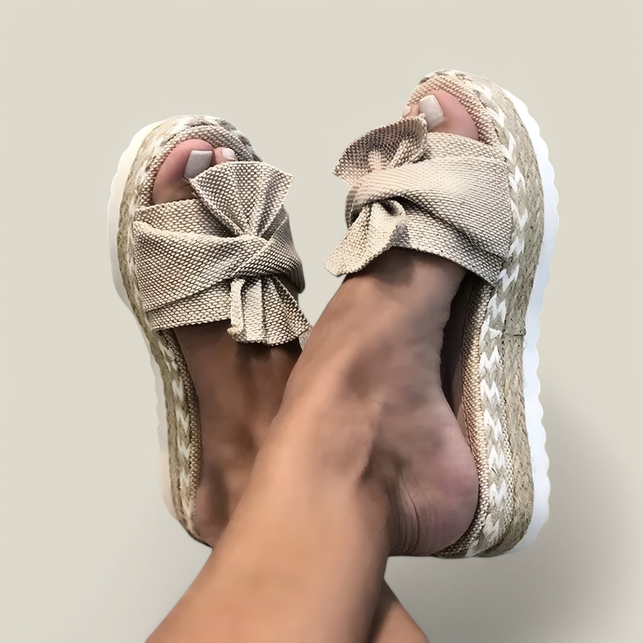 Jane | Sandales à nœud papillon - Chic et confortable