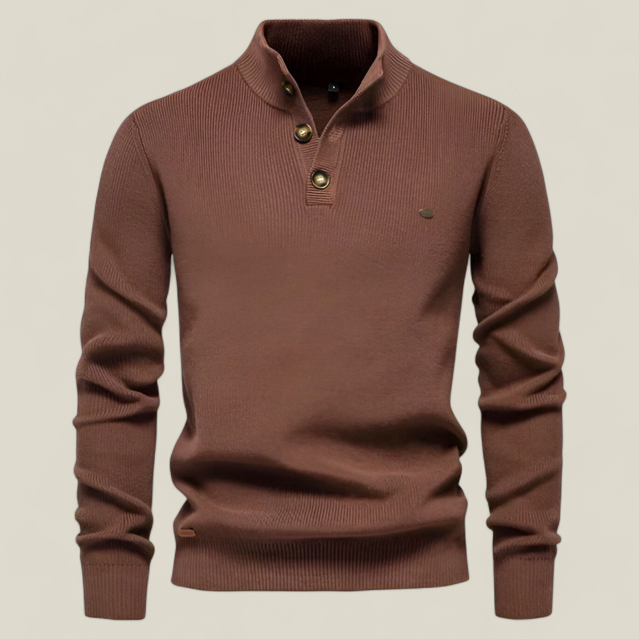 Finn | Pull à col montant - Tricot de qualité pour le confort d'hiver
