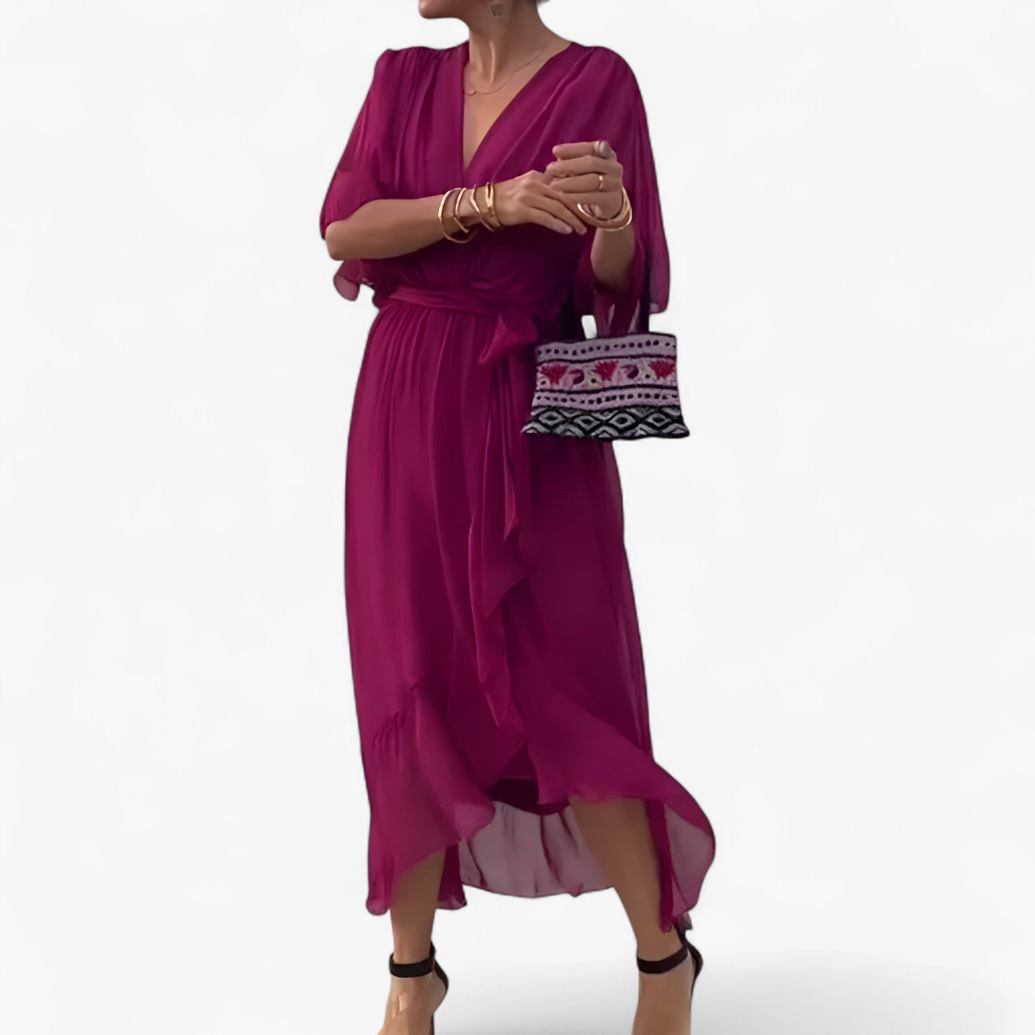 Elegant Women's Chiffon Dress