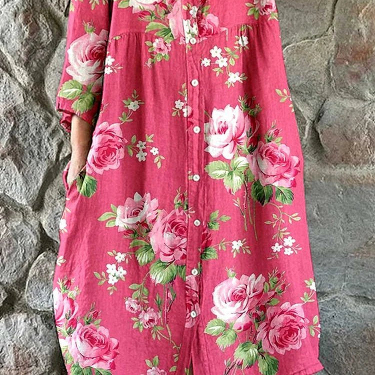 Nira | Art Floral Dress