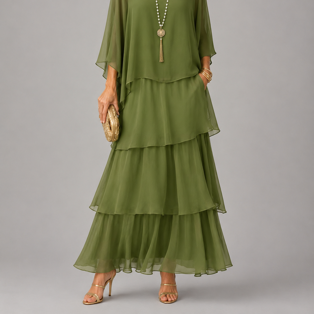 Lara™ | Elegant Flowing Maxi Dress