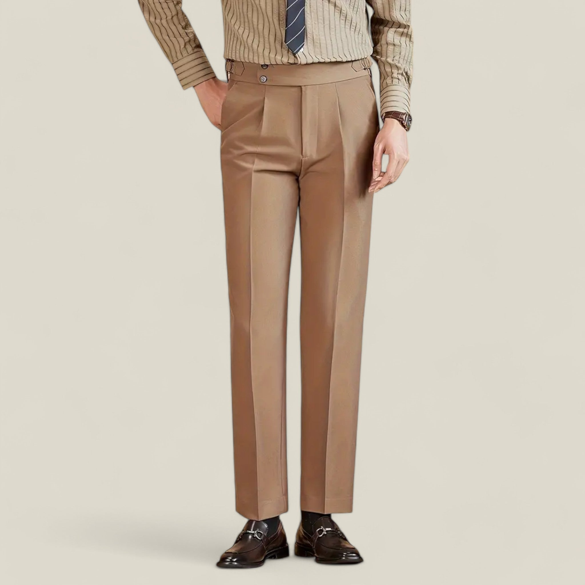 Giovanni | Pantalon droit – Style rétro automne/hiver